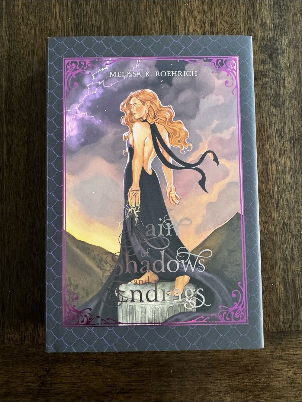 Arcane Society Rain of Shadows and Endings by Melissa K Roehrich